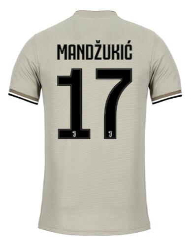 Juventus Away MARIO MANDŽUKIC Soccer Jersey Shirt